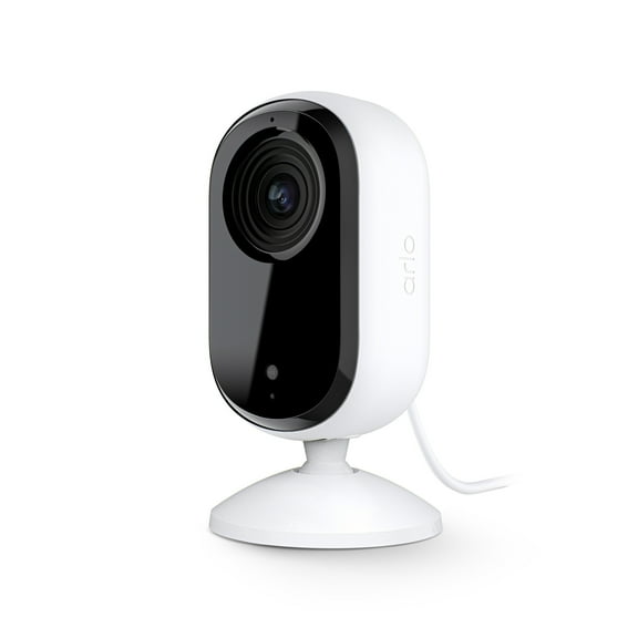 Restored Arlo VMC3060-100NAR Essential 2nd Gen 2K Indoor Single Cam, White (Refurbished)