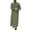Army Green@GC@, variant on CONZONE Mens Muslim Kaftan Abaya Long Sleeve Robe For Men Trendy Solid Color Lapel Arab Thobe