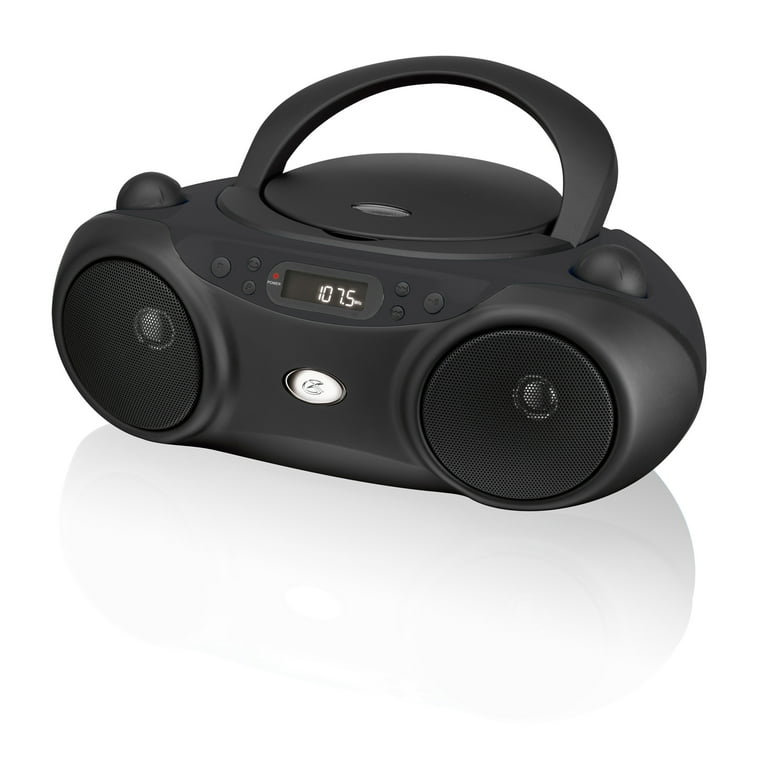 GPX BC232B CD Boombox with AM/FM Tuner, Black - Walmart.com