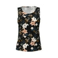 thumbnail image 5 of Goofa Lilies Flowers Printed Womens Workout Tops for Women Sleeveless Yoga Shirts Athletic Running Tank Tops Sleeveless Gym Clothes Workout Apparel-Small, 5 of 9