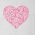 thumbnail image 5 of Wild Bobby, Pink Ribbon Heart, Breast Cancer Awareness, Men Premium Tri Blend Tee, Heather White, Medium, 5 of 5