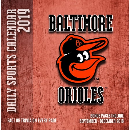 - 2019 BOX CALENDAR, BALTIMORE ORIOLES