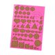 thumbnail image 2 of Herramienta de dibujo de regla DIY, plantilla portátil hecha a mano, plantilla de filigrana de diferentes formas, herramienta de papel para filigrana Rosa Macarena tablero de quilling de papel, 2 of 8
