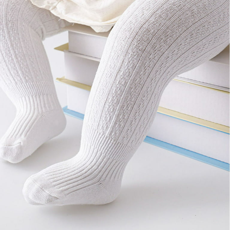 SXcggal Kids Infant Baby Girls Leggings Solid Color Knitted