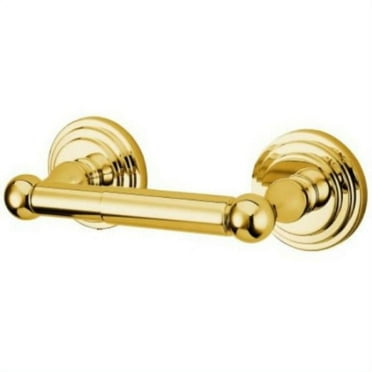 Kingston Brass BA2718PB Milano Toilet Paper Holder, Polished Brass,9-1/4" Length