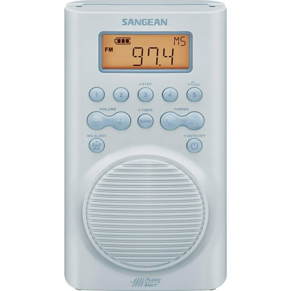 Sangean SG-100 Blue Waterproof Shower Radio