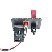 Geloo 12V Ignition Switch Panel with Engine Start Push Button Toggle Switch Panel for Racing Car