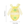 thumbnail image 3 of YingYouFu Easter Eggs Plush Toy With Bow Easter Basket Stuffers Fillers Colorful Stuffed Toys for Kids Baby Girls Boys Egg Hunt Party Favors Gifts, 3 of 6
