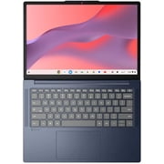Lenovo - IdeaPad Slim 3 Chromebook - 14" 2K Touchscreen Laptop - MediaTek Kompanio 540 2025 - 4GB Memory - 64GB eMMC - Cosmic Blue