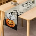 thumbnail image 4 of SUNOLIFE Halloween Table Runner Ghost Cat Pumpkins Kitchen Dining Table Linens 13 x 90 Inch, 4 of 4