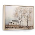 thumbnail image 2 of Designart "Rustic Farmhouse Tree Scenery" Landscape Trees Floater Framed Wall Decor, 2 of 5