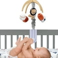 thumbnail image 2 of Lambs & Ivy Hall of Fame Lion/Sports Balls Musical Baby Crib Mobile Soother Toy, 2 of 6