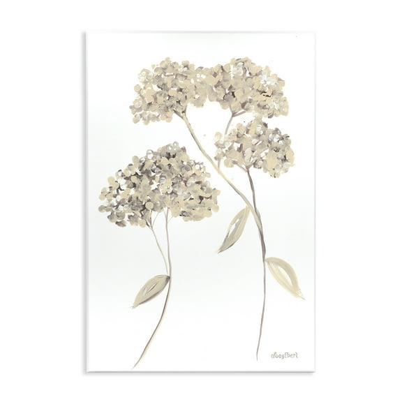 Stupell Industries Soft Geranium Florets Botanical & Floral Painting Unframed Art Print Wall Art, 10 x 15