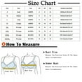 thumbnail image 3 of SDNall Bras for Women No Underwire 3Pcs Wire Free Comfortable Hollow Out Bra Underwear Fg Large Cup Women'S Bra, 3 of 9