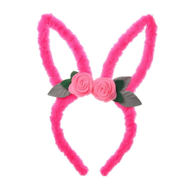 Diadema con Orejas de Conejo de Pascua Yuyangstore Carnaval Cumpleaños Rojo Sombreros de cosplay