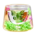 thumbnail image 5 of Queroig Double Walled Glass Coffee Mugs with Dried Flowers 150ml Heat Resistant Glass Tumbler for Home Office Afternoon Tea Cups Unique Gifts for Women, 5 of 7