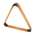 thumbnail image 1 of Billiard Ball Triangle Rack, Yellow and Black Pine Wood Pool Ball Rack Classic Compact  for Club, 1 of 7