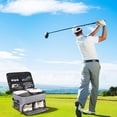 thumbnail image 4 of Fiudx Bolsa de Golf, Organizador de Ropa Portátil y Plegable, Bolsa para Zapatos Resistente E Impermeable, Amplio Compartimento para Accesorios, Ideal para Viajes y Estadios, Ideal para Entusiastas D, 4 of 6