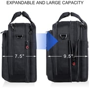 KROSER Laptop Bag Briefcase Up to 17.3 Laptop Messenger Bag Computer Bag-Black