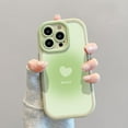 thumbnail image 4 of Love Heart Gradient Sweet Bright Color Cute Silicone Case for Women Girls Compatible with iPhone Case (iPhone 14 Pro,Blue White), 4 of 7