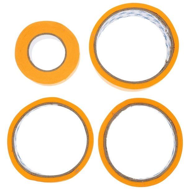 4 Rollos de cintas de enmascaramiento Cintas adhesivas decorativas Cintas de pintor Suministros de artes