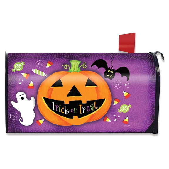 Briarwood Lane Halloween Treats Jack O'lantern Mailbox Cover
