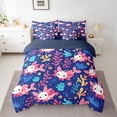 thumbnail image 2 of Castle Fairy Cartoon Axolotl Bedding Comforter Set,Cute Ocean Animal Queen Bedding Sets, 2 of 8