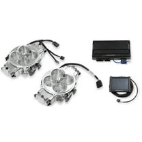 Holley EFI 550-1080 Terminator X Stealth 4500 2x4 Kit - Shiny