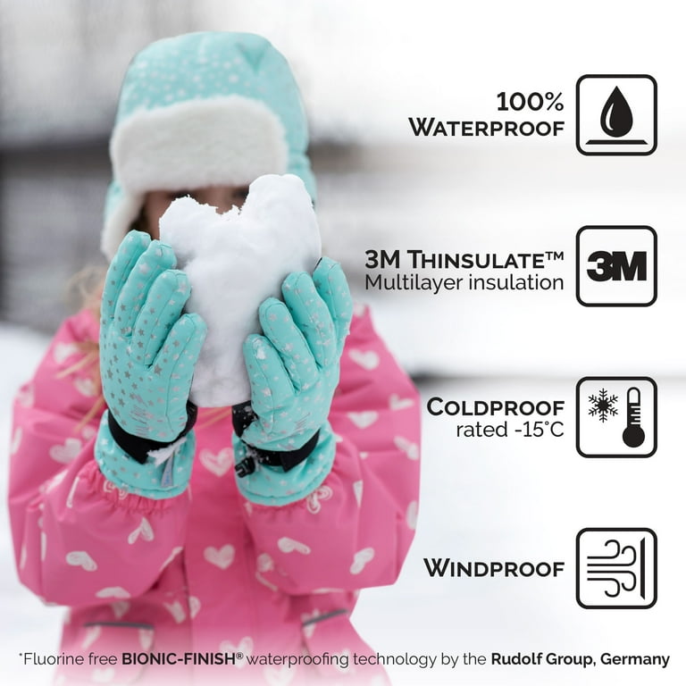 Jan & Jul Toasty-Dry Waterproof Snow Mitten - Nebula Blue Jan & Jul Toasty-Dry Waterproof Snow Mitten - Nebula Blue