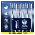 thumbnail image 6 of Oral-B Pro Clean CrossAction Toothbrush - Deep Plaque Removal, 6 Pack, 6 of 10