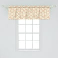 thumbnail image 2 of Ambesonne Floral Window Valance, Abstract Lilium Candidum, 54" X 18", Peach Green, 2 of 3