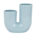 thumbnail image 1 of Anko U Shape Blue Vase, 1 of 5