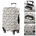 thumbnail image 5 of White Bigfoot and Tree Pattern Luggage Cover Fashion Suitcase Cover Baggage Covers Fit 25-28 Inch Luggage (Go Travel), 5 of 5