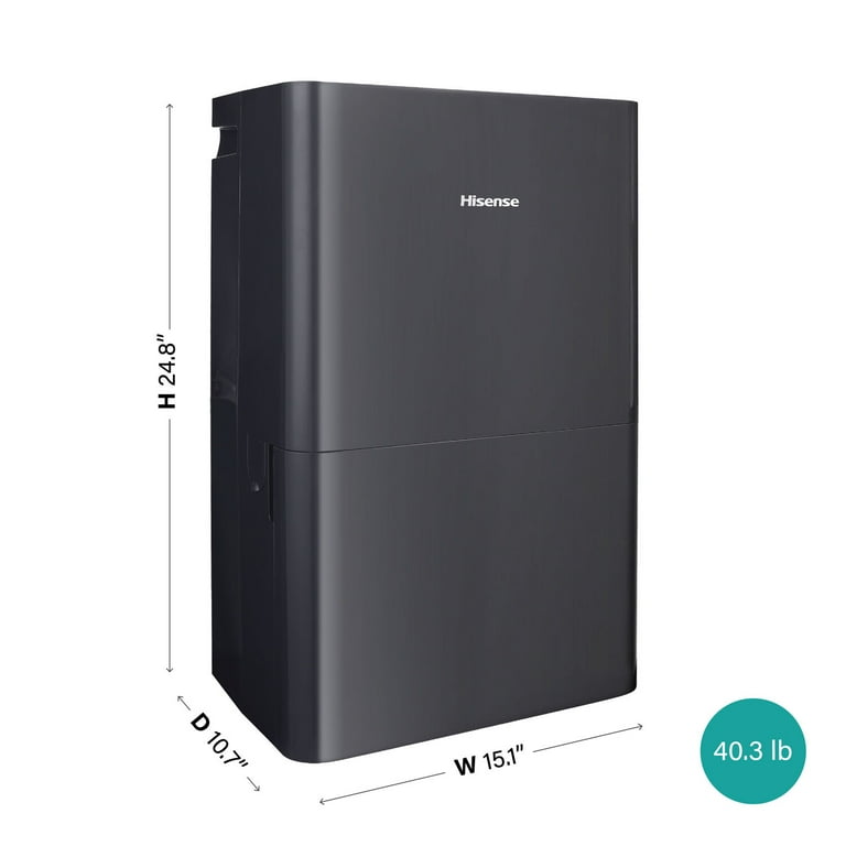 Hisense 50 Pint 4500 sq ft Dehumidifier, Automatic Shut Off