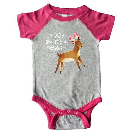 

Inktastic I m Wild About You My Deer Gift Baby Boy or Baby Girl Bodysuit