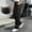 Black, variant on High Waisted Cargo Pants for Women with Elastic Back Waistband and Utility Pockets for Outdoor Hiking Casual Daily Wear Relaxed Fit