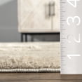 thumbnail image 2 of nuLOOM Kai SuperiorWash Stripe Faux Rabbit Machine Washable Area Rug, 2' 6" x 10', Runner, Kai Beige, 2 of 6