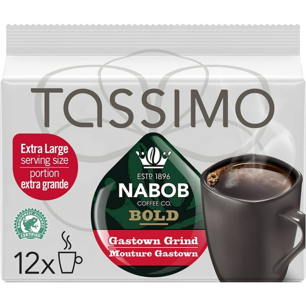 Disques individuels T DISC de café Nabob Bold Mouture Gastown Tassimo 12&nbsp;T&nbsp;DISCS