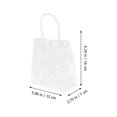 thumbnail image 3 of SUTENGDA 12pcs Reusable Clear Gift Bag Plastic Gift Wrapping Bags Clear Gift Tote Bags, 3 of 7