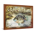 thumbnail image 1 of Gone Fishing, Animals Scenic Framed Art Print Wall Art by Paul Brent Sold by Art.Com, 1 of 5