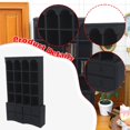 thumbnail image 5 of Estantería para casa de muñecas, accesorios de mobiliario, juego de simulación, decoración, armario versátil, mini estantería para casa de muñecas Negro, 5 of 5