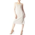 thumbnail image 3 of iB-iP Women's Modal Cozy Knee Length Straight Casual Full Slip, 3 of 7