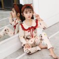 thumbnail image 1 of Conjuntos de pijamas de algodón de manga larga para niña, ropa de dormir con estampado lindo, ropa de casa para niño, regalo de Navidad, otoño y primavera, 3-14 años, 1 of 2