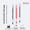 thumbnail image 4 of Outdoor Fall Decor 1 Pieces 0.5mm Large Capacity Black Full Needle Tube Neutral Pen Available In Red Blue And Black Three Colors For Neutral Pens Black (single Piece) 1ml, 4 of 9
