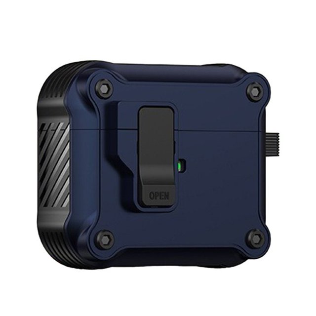 Cubierta de bloqueo de seguridad a prueba de golpes para AirPods Pro 2 3 Case - Protección mejorada