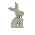 thumbnail image 1 of zhangmingg Easter Home Wooden Bunny Layered Tray Farmhouse Style Desktop Ornament, 1 of 6