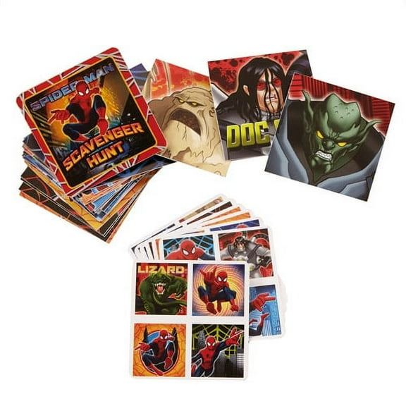 Ultimate Spider-Man Dream Marvel Superhero Birthday Party Scavenger Hunt Game - 1 Count