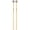 Round Brass Weighted, variant on Vic Firth Articulate Series Lexan Keyboard Mallets 1 in. Round