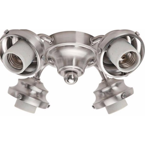 Hunter Fans 52" Brushed Nickel Ceiling Fan with Light, Damp Rated, Fluorescent Lamping, Quality Craftsmanship for Your Home