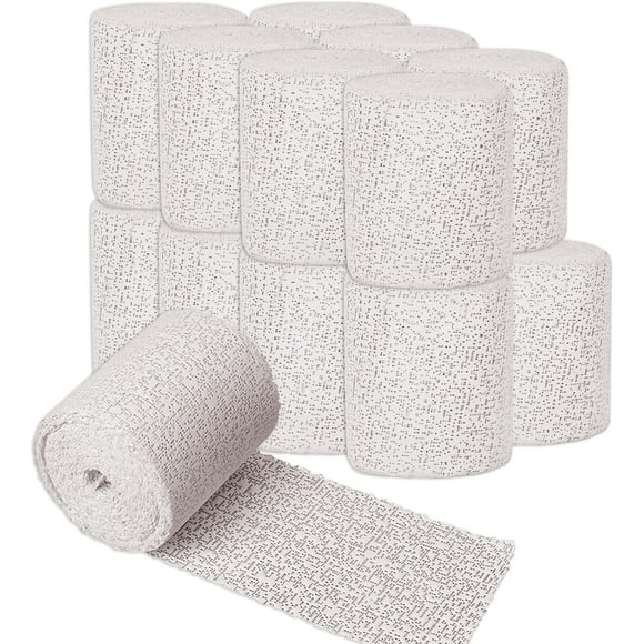 Sandtastik Rappit Plaster Cloth 4" x 15' Roll, 16-Count, | Use for Belly Casts, Science Volcano, Masks, Casting, Arts and Crafts, DIY Projects